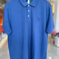 Camiseta Polo Piquet Classica Reserva Azul - imagem 2