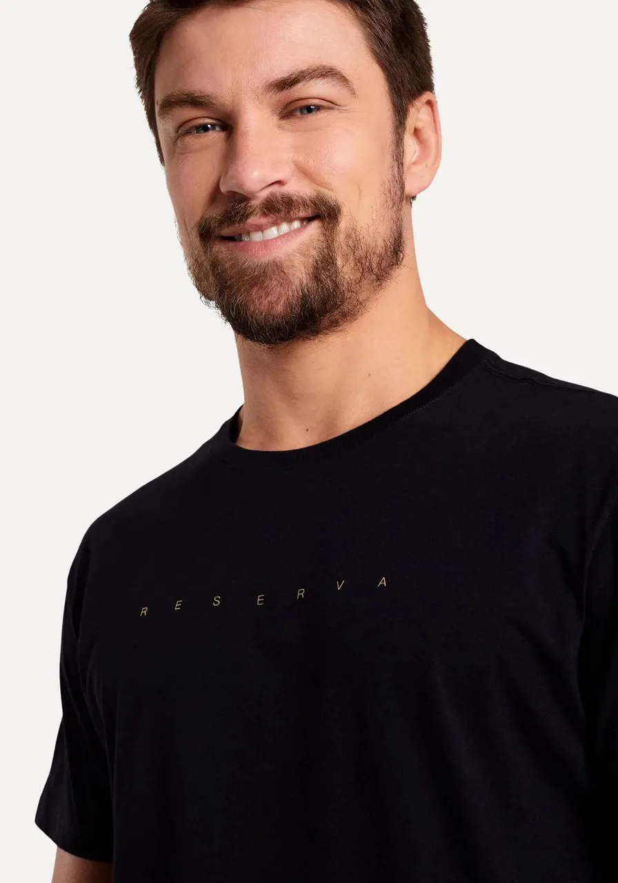 Camiseta Estampada Reserva Jeans Gold