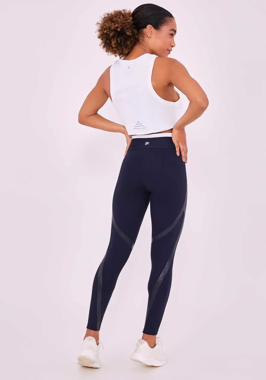 Legging Hyper Silk E Detalhe Cos