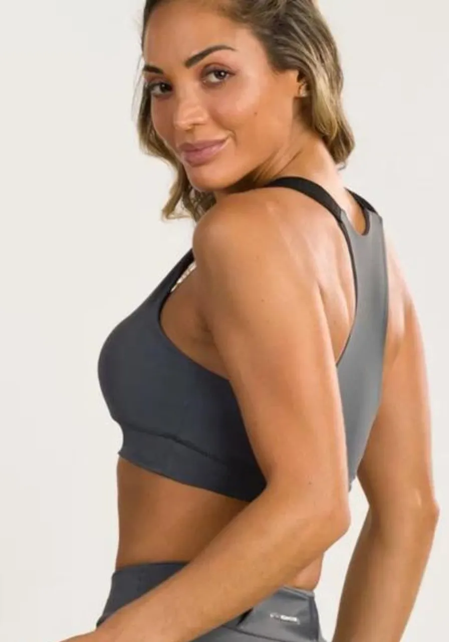 Top Origens Feminino Grafite