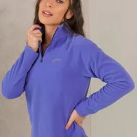 Blusão Fleece Comfort Lilás Azulado - imagem 2