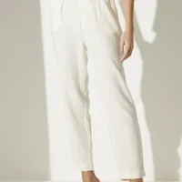 Calça Alfaiataria Slim em Linho Sommer - imagem 1