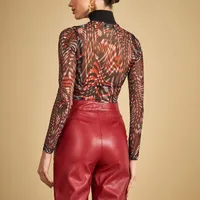 Blusa Tule Gola Alta Sommer - imagem 2