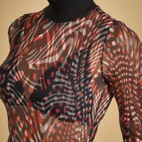 Blusa Tule Gola Alta Sommer - imagem 1