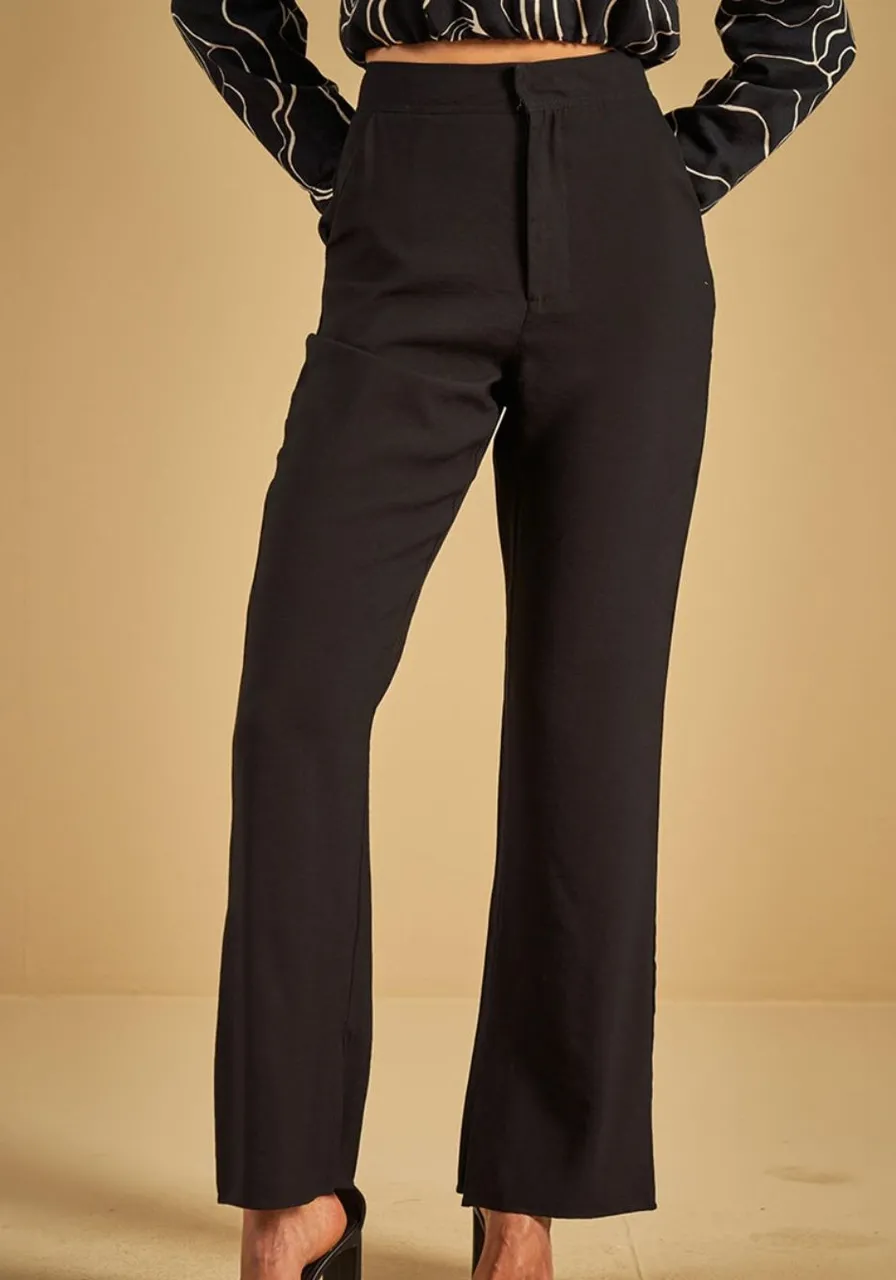 Calça Alfaiataria Com Fenda Sommer