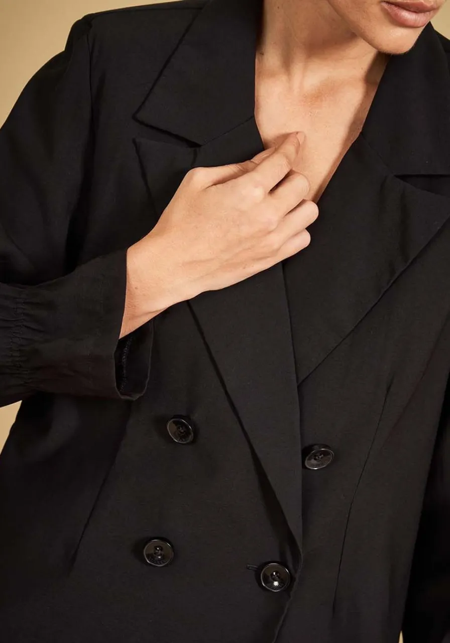 Blazer Alfaiataria Preto Sommer