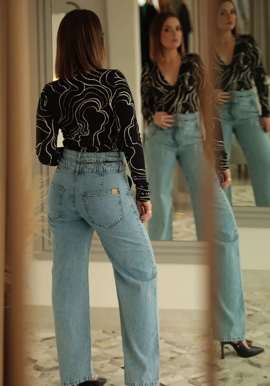 Blusa Estampada Manga Longa Sommer