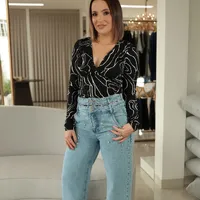 Blusa Estampada Manga Longa Sommer - imagem 1