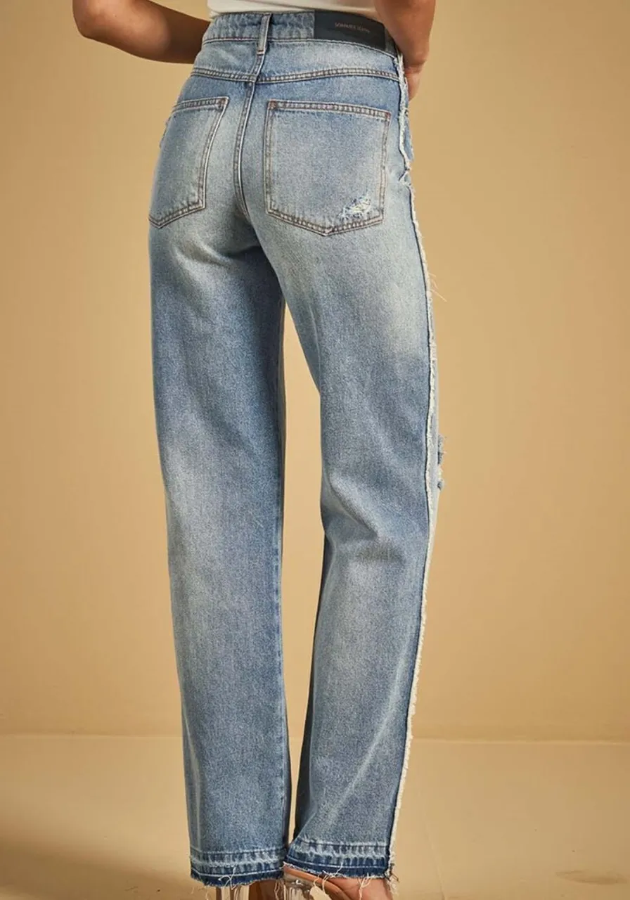 Calça Jeans Straight Sommer