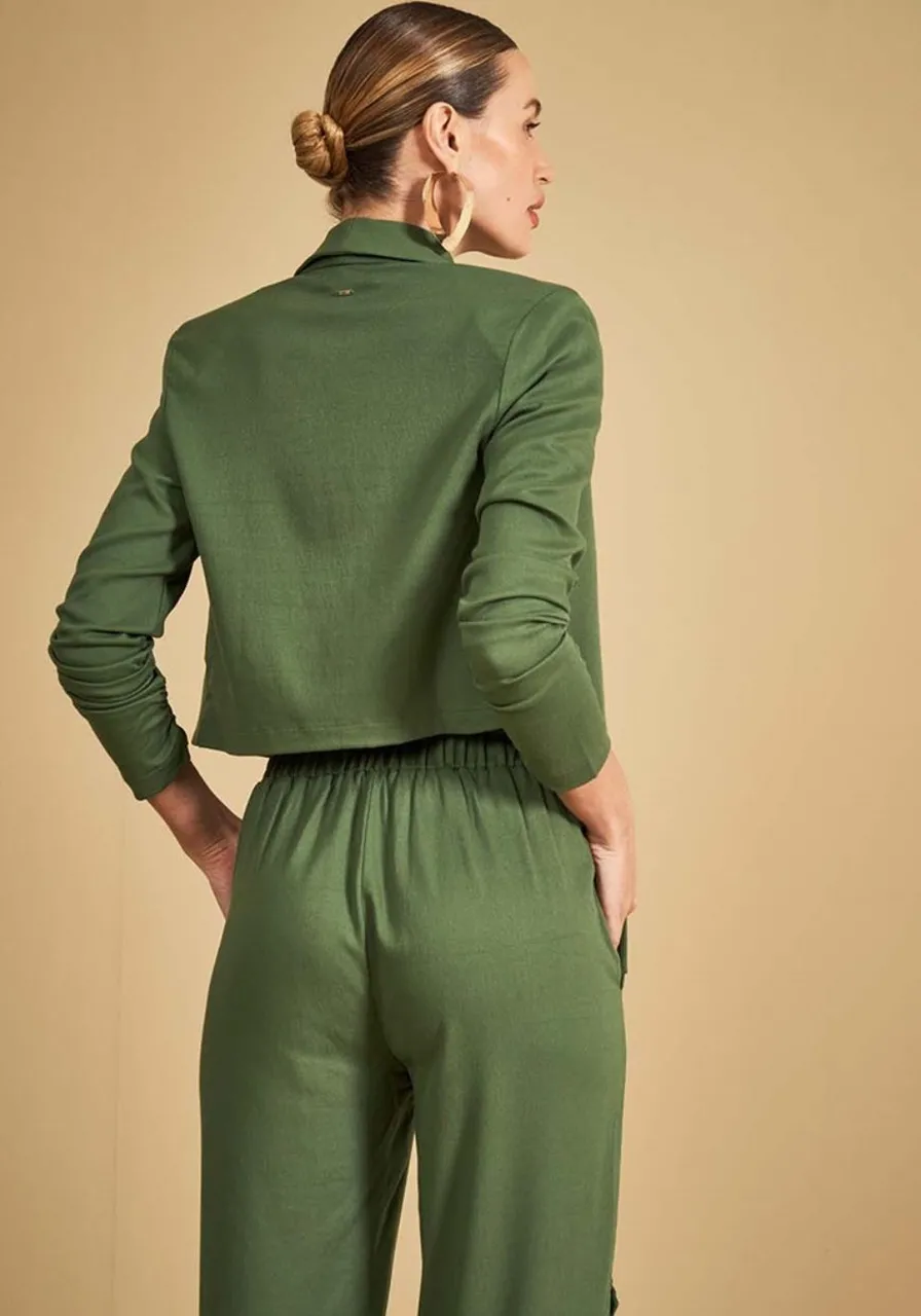 Blazer Curto Verde Sommer