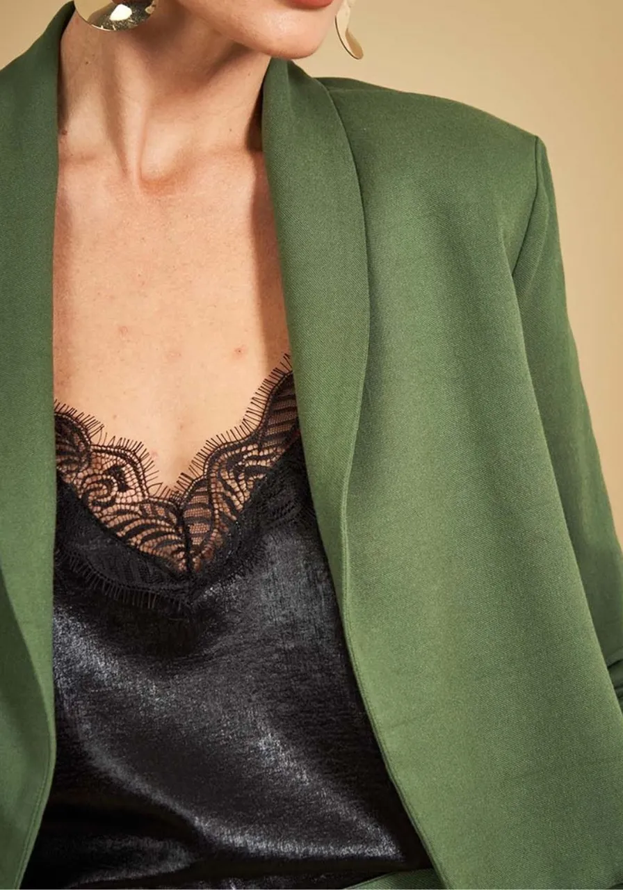 Blazer Curto Verde Sommer