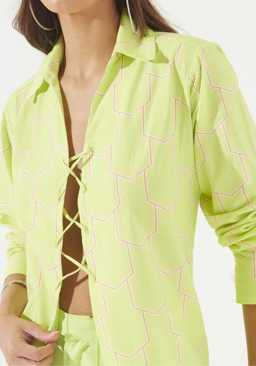 Camisa Alfaiataria Geometric Sommer