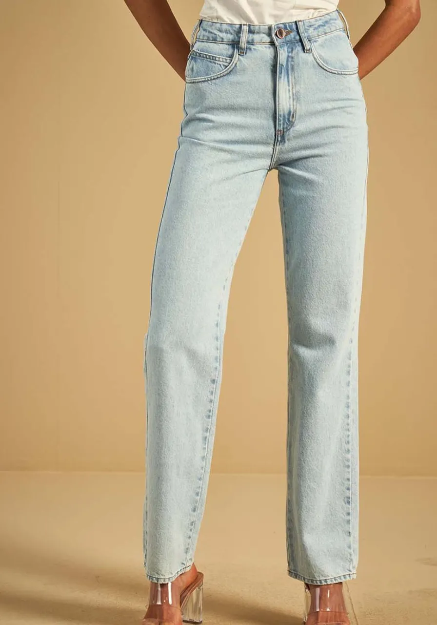 Calça Jeans Reta Indigo Sommer