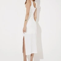 Vestido Midi Com Alça De Crochê Off Shell Sommer Ref 12090 - imagem 1