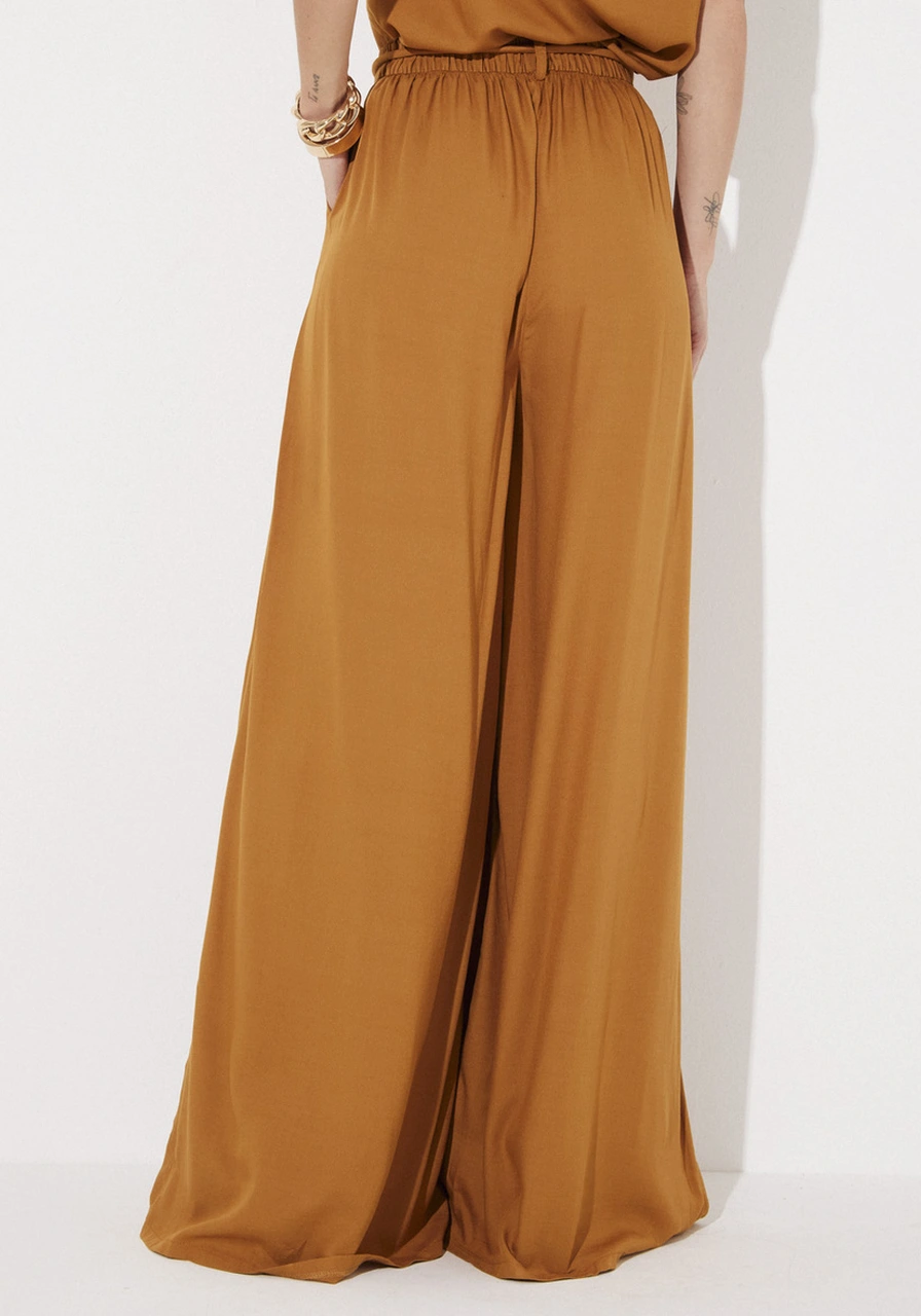 Calça Pantalona Com Cordão Sommer