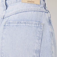 Saia Jeans Longa Com Fenda Sommer - imagem 2