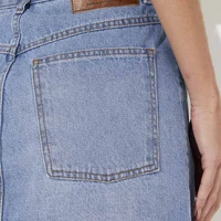 Saia Jeans Barra Desfiada Sommer - imagem 2