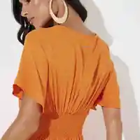 Vestido Longo Mangas Borboleta Sommer - imagem 4