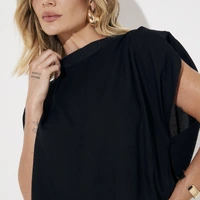 Blusa Cropped Oversized Muscle Tee - imagem 2