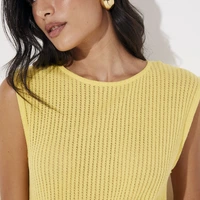 Blusa Cavada Acinturada Tricô - imagem 2