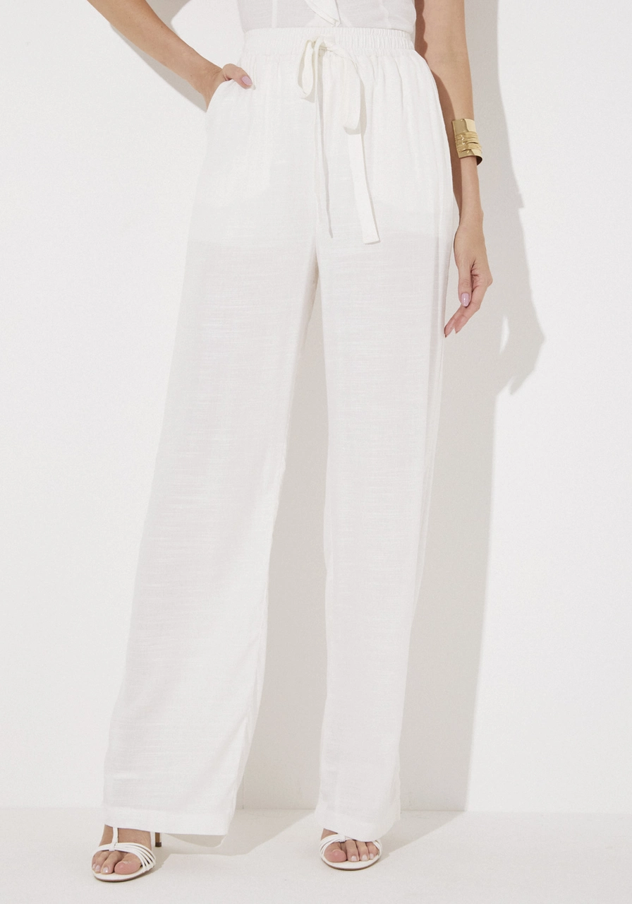 Calça Reta Com Forro Sommer