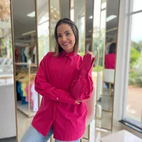 Camisa Alfaiataria Rosa Sommer - imagem 1