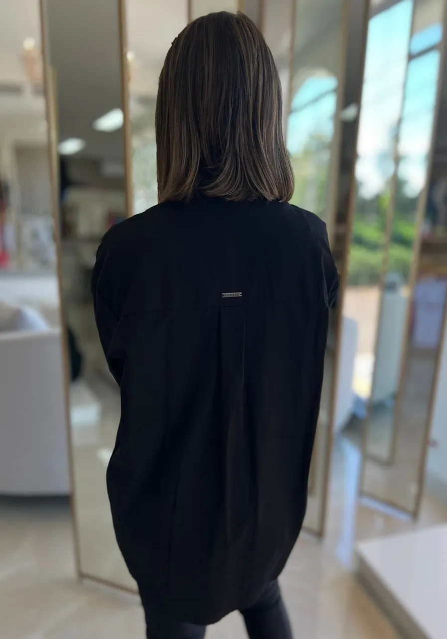 Camisa Alfaiataria Preto Sommer