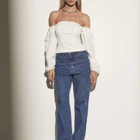 Blusa Linho Ombro A Ombro Sommer - imagem 3