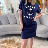 Vestido T-Shirt Manga Curta Lança Perfume Ref 15486 - imagem 2