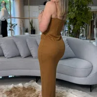 Vestido Sommer Marrom Evermore Ref 15464 - imagem 2