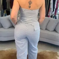 Calça Listrada Azul Sommer  - imagem 2