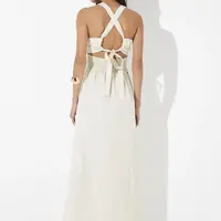 Vestido Linho Detalhe Bordado Sommer  - imagem 1