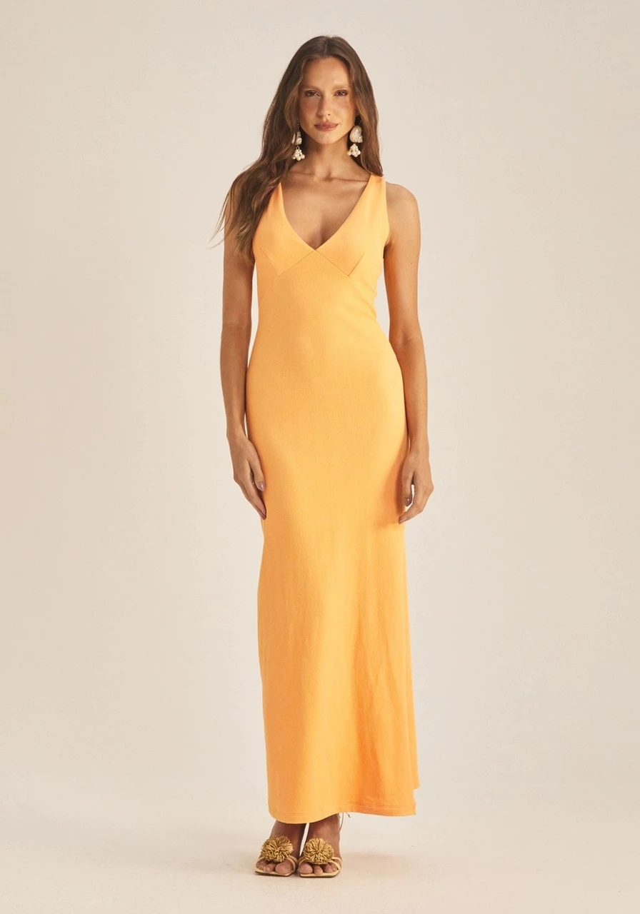 Vestido Sommer Laranja Tramonto Ref 15311