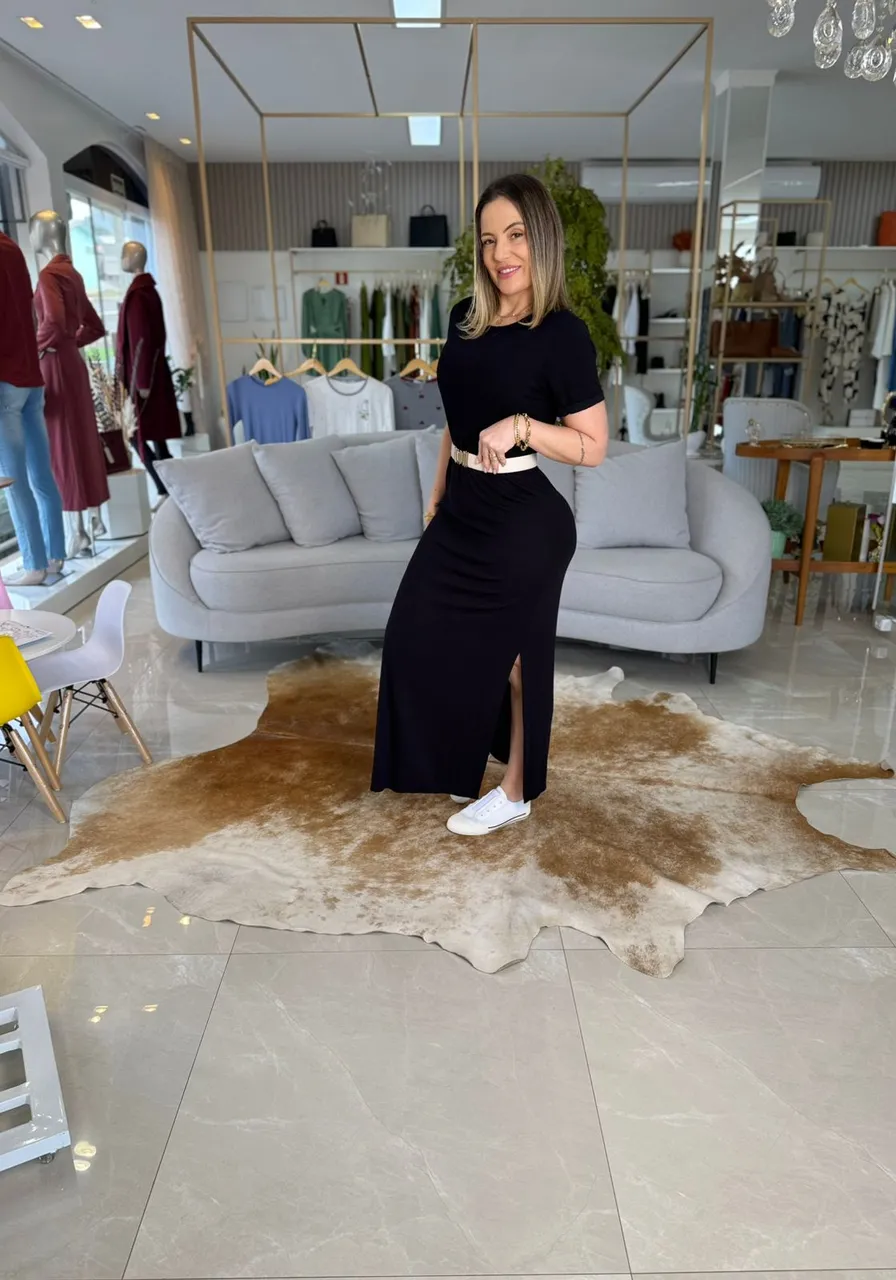 Vestido Sommer Preto Ref 5375