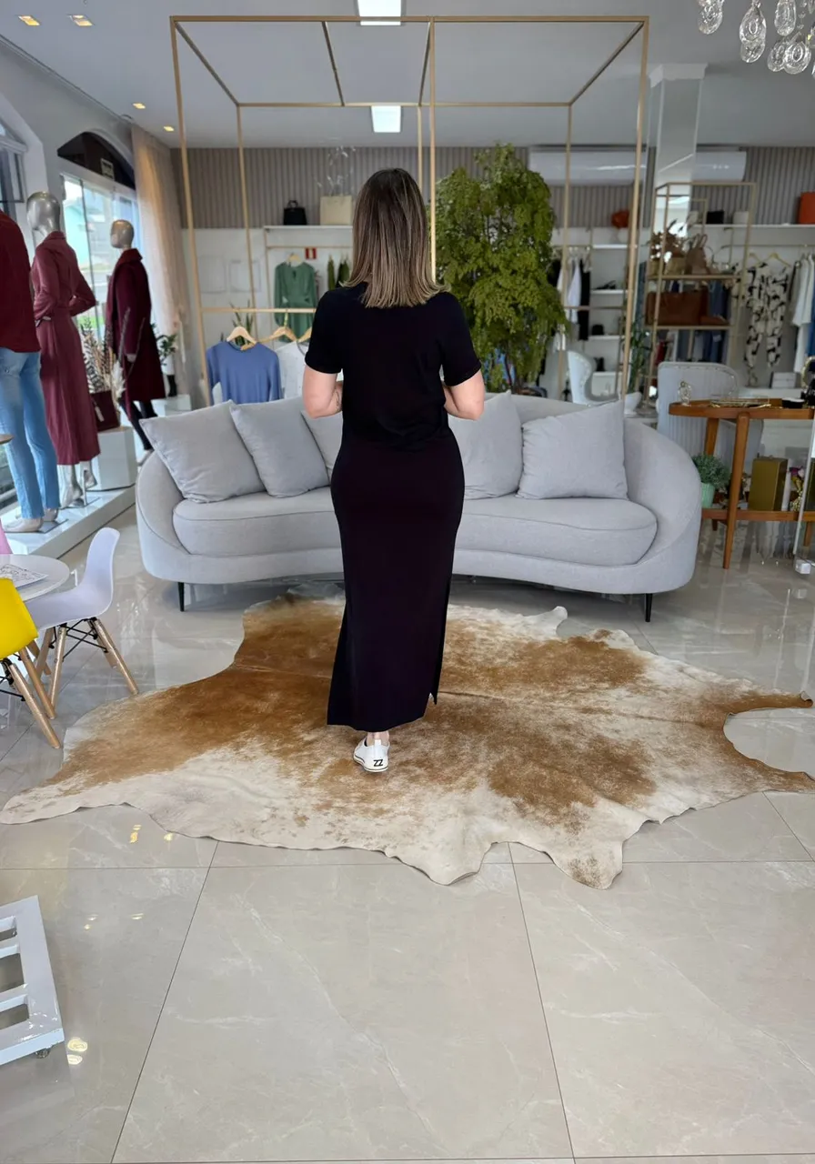 Vestido Sommer Preto Ref 5375