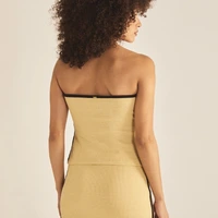 Blusa Sommer Bege Marfim Ref 15199 - imagem 3