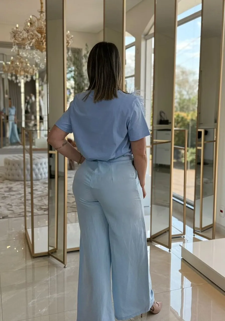 T-Shirt bordada Carlota Costa Ref 13304