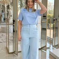 T-Shirt bordada Carlota Costa Ref 13304 - imagem 2