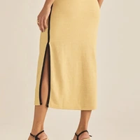 Saia Sommer Bege Marfim Ref 15340 - imagem 1