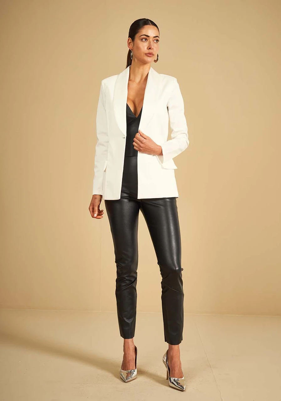 Blazer Alfaiataria Off White Sommer