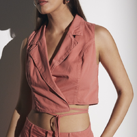 Blusa Sarja Estilo Colete  - imagem 1