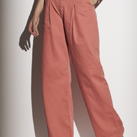 Calça Sarja Reta Com Pregas Sommer - imagem 1