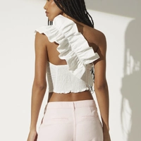 Blusa Cropped Babado Sommer - imagem 2