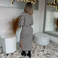 Saia Listrada Sommer Preta Ref 14134 - imagem 2