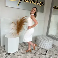 Vestido Sommer Com Abertura Frontal Off Shell Ref 9282 - imagem 1