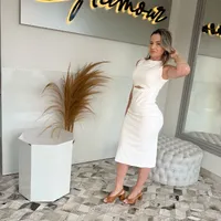 Vestido Sommer Com Abertura Frontal Off Shell Ref 9282 - imagem 2