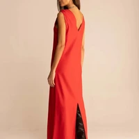 Vestido Linho Sommer Vermelho Mars Ref 14500 - imagem 1