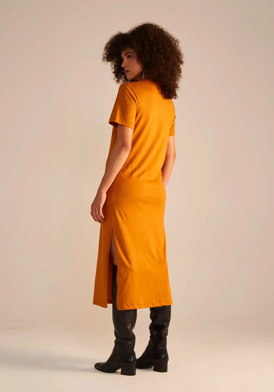 Vestido Com Fenda Lateral Sommer Ref 14541