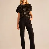 Camiseta Manga Curta Com Babados Sommer Ref 14494 - imagem 3