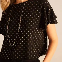 Camiseta Manga Curta Com Babados Sommer Ref 14494 - imagem 2